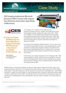 CES Imaging Microsoft Dynamics NAV