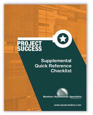 Project Success - Checklist